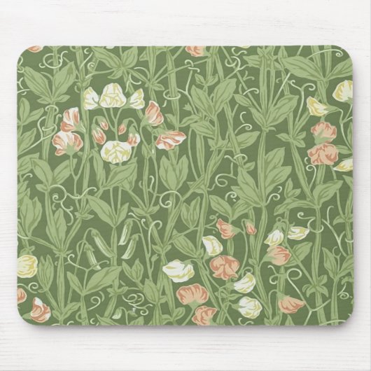 Tapis De Souris William Morris Sweet Pea Floral Design (Devant)