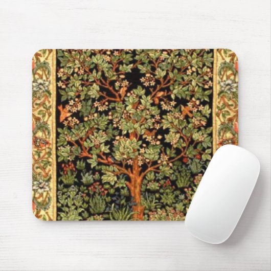 Tapis De Souris William Morris - Tree Of Life Pattern (Avec souris)