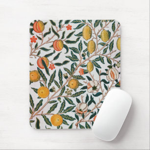 Tapis De Souris William Morris Vintage Fruit Grenade Blanc