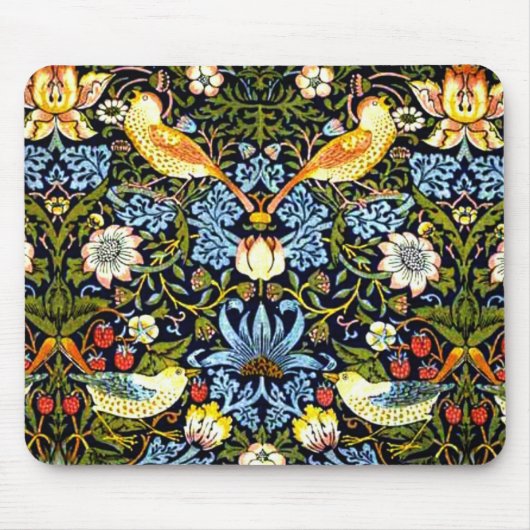 Tapis De Souris William Morris - Voleur de fraises (Devant)