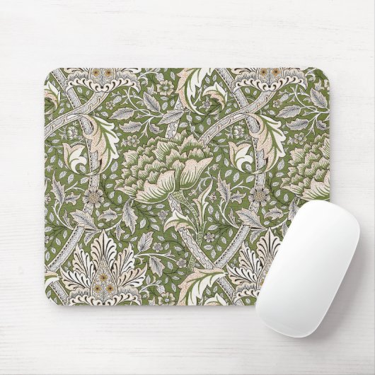 Tapis De Souris William Morris Windrush fleurs florales classique (Avec souris)
