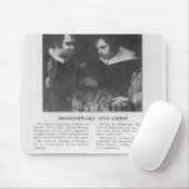 Tapis De Souris William Shakespeare et Ben Jonson (Avec souris)