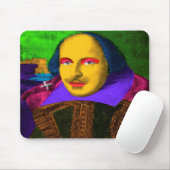 Tapis De Souris William Shakespeare Pop Art (Avec souris)