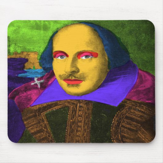 Tapis De Souris William Shakespeare Pop Art (Devant)