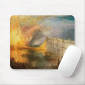 Tapis De Souris William Turner - L'incendie du Parlement (Avec souris)