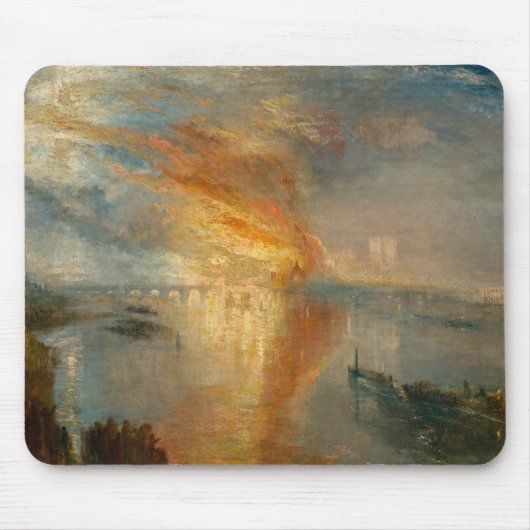 Tapis De Souris William Turner - L'incendie du Parlement (Devant)