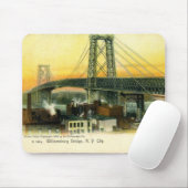 Tapis De Souris Williamsburg Bridge, New York City, cru 1905 (Avec souris)