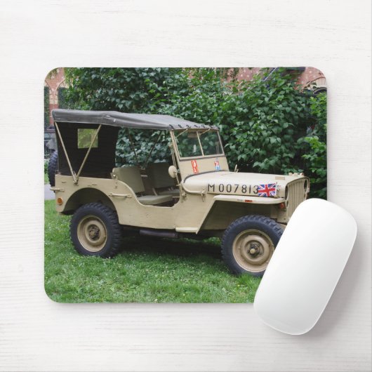 Tapis De Souris Willys MB Jeep (Avec souris)