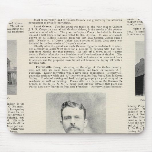 Tapis De Souris Windsor, Fulton, Californie (Devant)