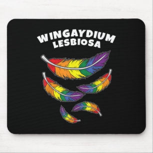Tapis De Souris Wingaydium Lesbiosa _ Soutien LGBTQ pour les gays