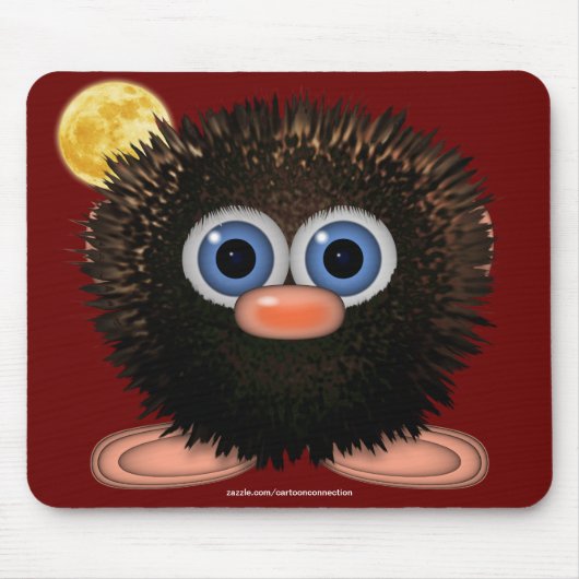 Tapis De Souris Wingle le mignon buzzy Butt & Moon, Kids Mousepad (Devant)