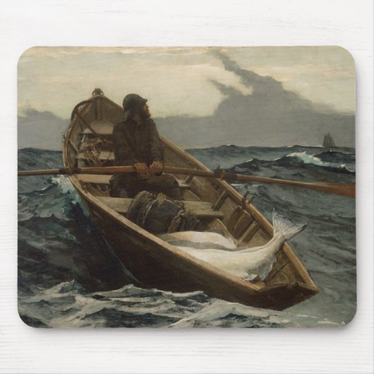 Tapis De Souris Winslow Homer - l'avertissement de brouillard (Devant)