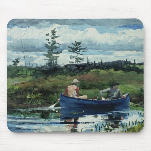 Tapis De Souris Winslow Homer - le bateau bleu (Devant)