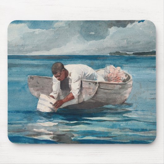 Tapis De Souris Winslow Homer - Le Ventilateur D'Eau (Devant)
