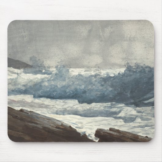 Tapis De Souris Winslow Homer - Prout's Neck, Breakers (Devant)