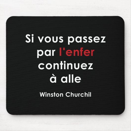Tapis De Souris Winston Churchill (Devant)