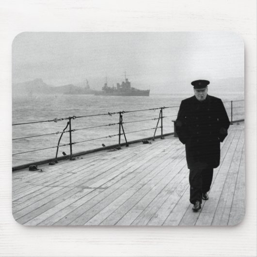 Tapis De Souris Winston Churchill en mer (Devant)
