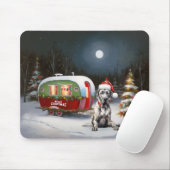 Tapis De Souris Winter Great Dane Caravan Christmas Adventure (Avec souris)