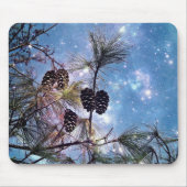 Tapis De Souris Winter Pine Cones (Devant)