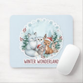 Tapis De Souris Winter Wonderland Mouse Pad (Avec souris)