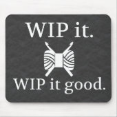 Tapis De Souris WIP It Good Crochet Texture Artisanat (Devant)