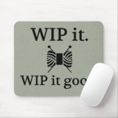 Tapis De Souris WIP It Good Tricot Textured Crafts (Avec souris)