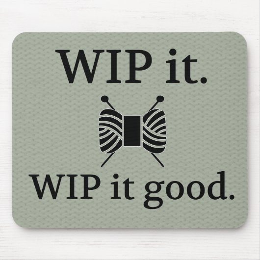 Tapis De Souris WIP It Good Tricot Textured Crafts (Devant)