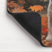 Tapis De Souris Wirefox Terrier en automne Leaves automne Inspire (Coin)