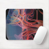 Tapis De Souris Wireframe de l'intérieur d'un rein (Avec souris)