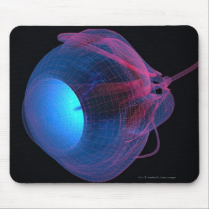 Tapis De Souris Wireframe des muscles de l'oeil