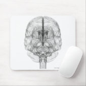 Tapis De Souris Wireframe du cerveau (Avec souris)