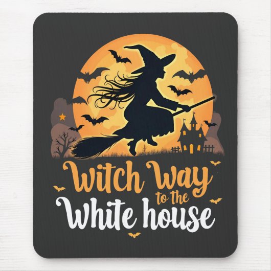 Tapis De Souris Witch Way à la Maison Blanche (Devant)