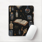 Tapis De Souris Witchcraft Potion Pattern – Halloween Magic (Avec souris)