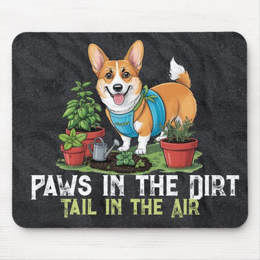 Tapis De Souris Witty Corgi Mousepad (Devant)