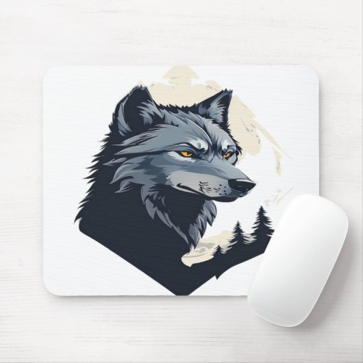 Tapis De Souris Wolf 05 (Avec souris)