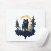 Tapis De Souris Wolf 08 (Avec souris)