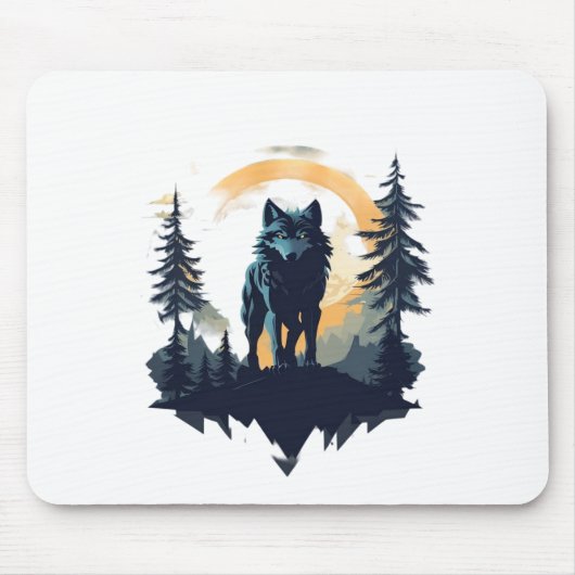 Tapis De Souris Wolf 08 (Devant)