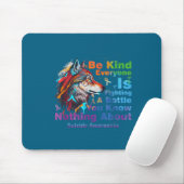 Tapis De Souris Wolf Be Kind Suicide Awareness Mental Health Suprt (Avec souris)