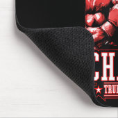 Tapis De Souris Wolf Boxing Champ _ Boxer Fighter Motivation  (Coin)
