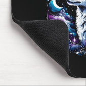 Tapis De Souris Wolf Celestial Dream Night Howling Moon Funny Wolv (Coin)