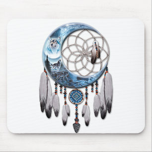 Tapis De Souris Wolf Dreamcatcher