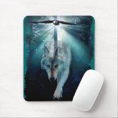 Tapis De Souris WOLF & EAGLE Wildlife Series (Avec souris)