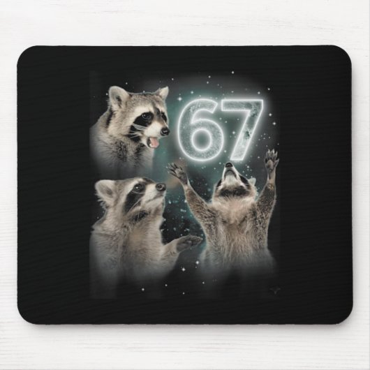 Tapis De Souris Wolf Howling At The Moon 67 6 7 Halloween 67 Wolf  (Devant)