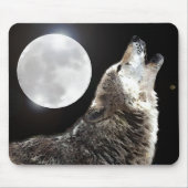 Tapis De Souris Wolf & Moon (Devant)
