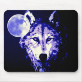 Tapis De Souris Wolf & Moon (Devant)