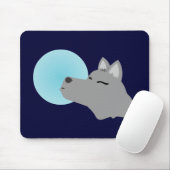 Tapis De Souris Wolf Moon (Avec souris)