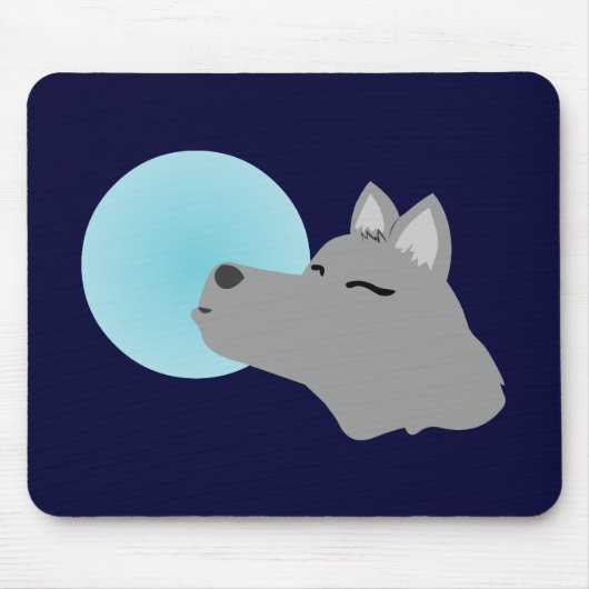 Tapis De Souris Wolf Moon (Devant)