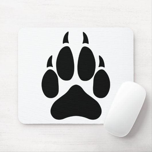 Tapis De Souris Wolf Paw (Avec souris)