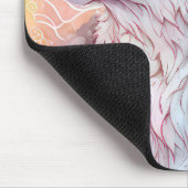 Tapis De Souris Wolf Portrait Animal Peinture Faune En Plein Air (Coin)