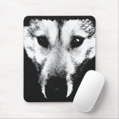 Tapis De Souris Wolf Pup Mousepad Cadeaux Malamute Husky Chiens (Avec souris)